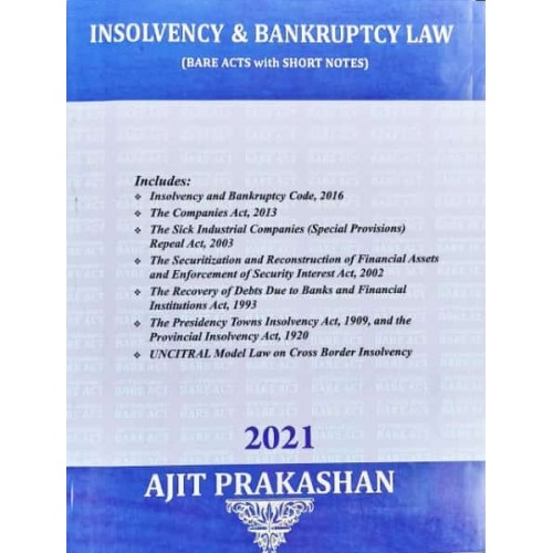 Ajit Prakashan's Insolvency & Bankruptcy Law - Bare Act  (IBC)